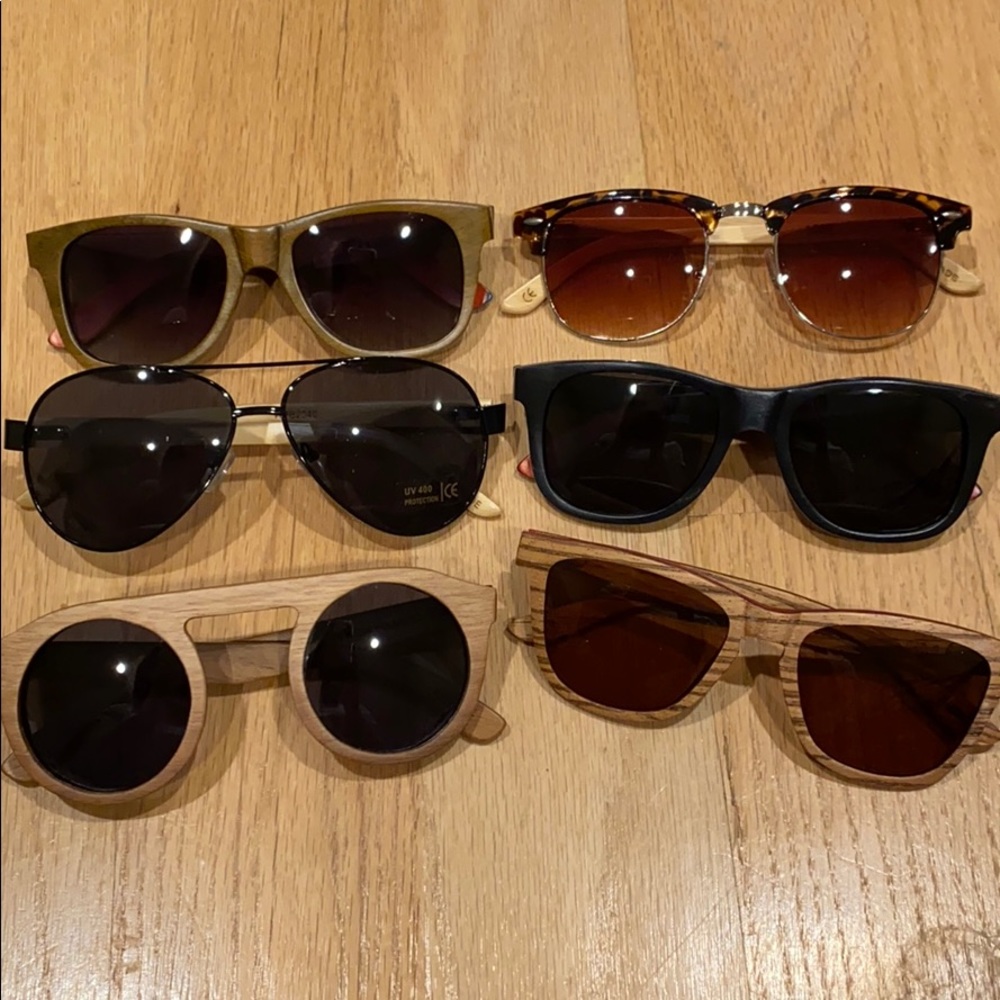 Wooden Sunglass Lot